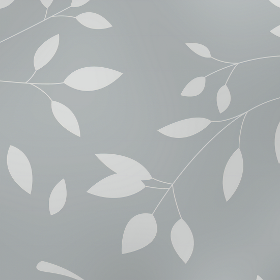 illustration-white-leaves-grey-background